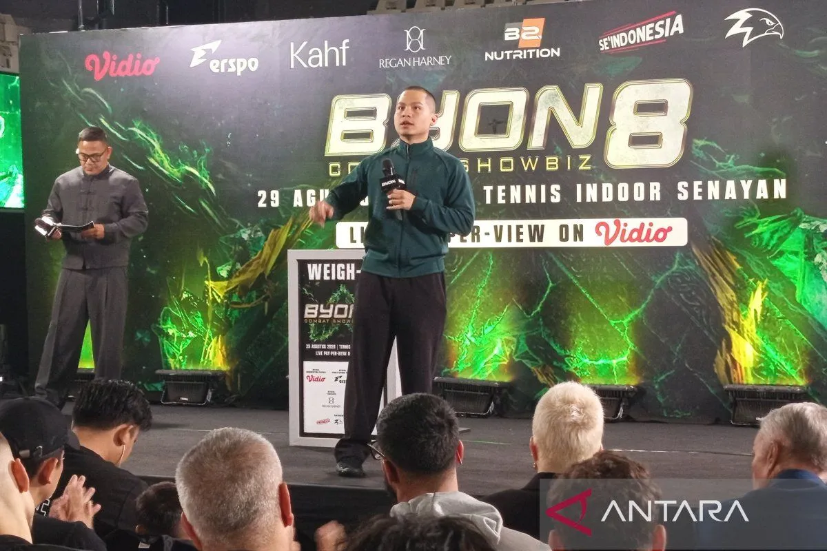 BYON Combat Showbiz 8 Jadi Panggung Internasional, Hadirkan Petarung dari Berbagai Negara